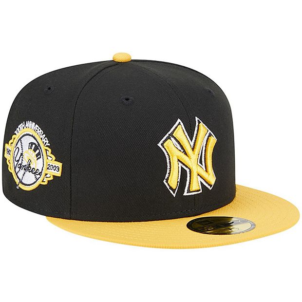 Men's New York Yankees Black Limited & Gold Jersey - All Stitched