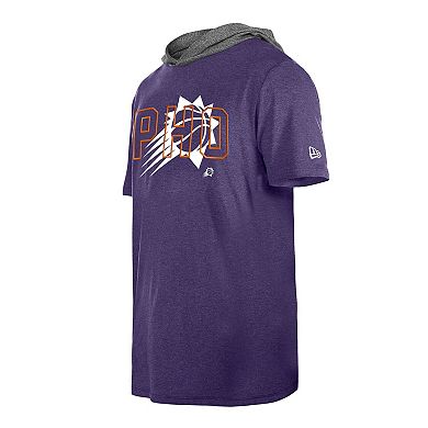 Men's New Era Purple Phoenix Suns Active Hoodie T-Shirt