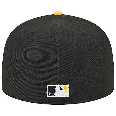 Men's New Era Black/Gold Los Angeles Dodgers 59FIFTY Fitted Hat