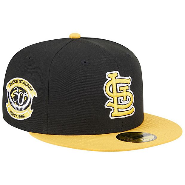 Men's New Era Black/Gold St. Louis Cardinals 59FIFTY Fitted Hat