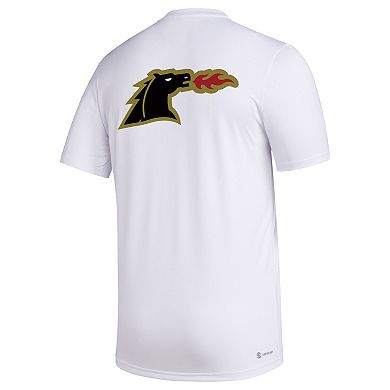 Men's adidas White FC Dallas Team Jersey Hook AEROREADY T-Shirt
