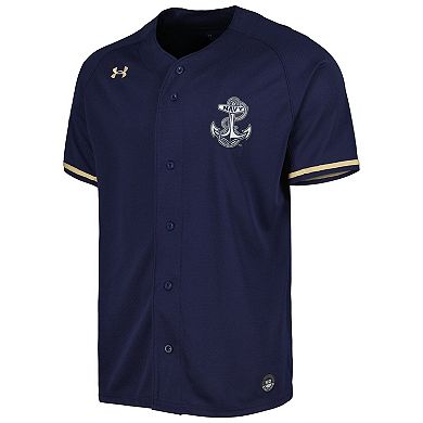 Men's Under Armour Navy Navy Midshipmen Replica Baseball Jersey
