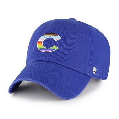 Men's '47 Royal Chicago Cubs Team Pride Clean Up Adjustable Hat