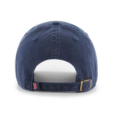 Men's '47 Navy Boston Red Sox Team Pride Clean Up Adjustable Hat