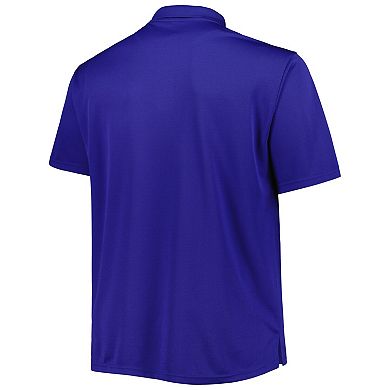 Men's Royal Indianapolis Colts Big & Tall Birdseye Polo
