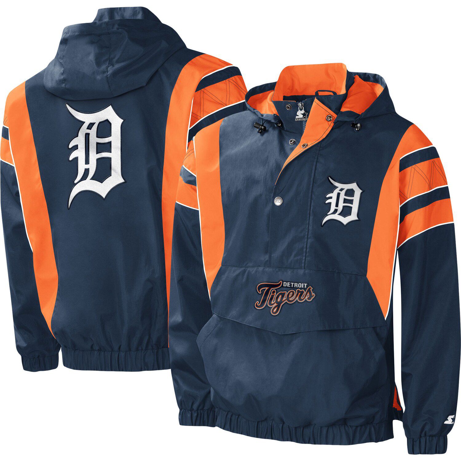Women's Detroit Tigers Nike Navy Club Angle Performance Pullover