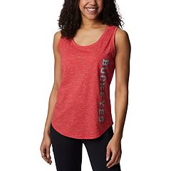 Columbia Women's Navy Dallas Cowboys Cades Cape Omni-Wick Tri-Blend Tank Top