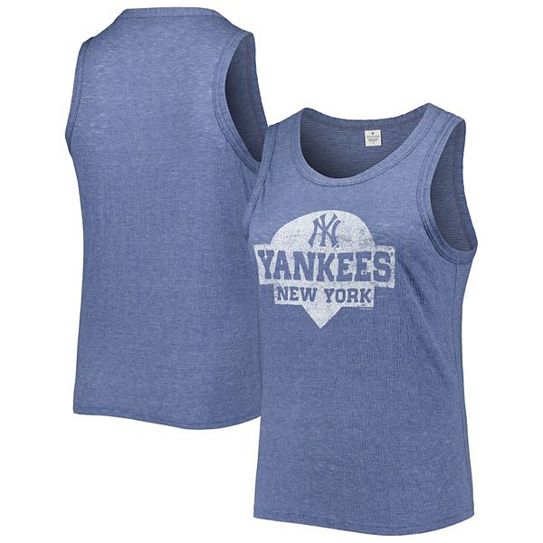 Women's Soft as a Grape Navy New York Yankees Plus Size High