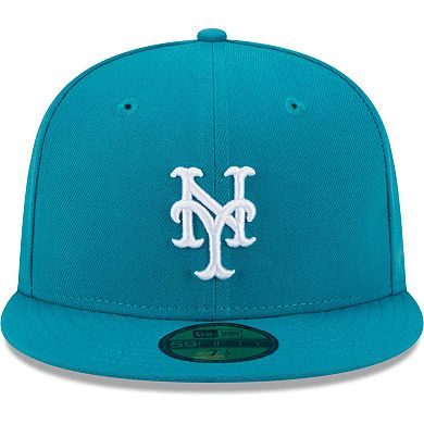 Men's New Era Turquoise New York Mets 59FIFTY Fitted Hat