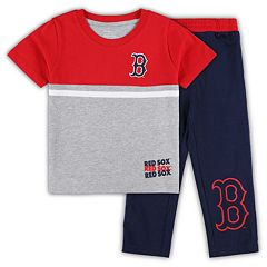 Newborn & Infant Navy Boston Red Sox Running Home Bodysuit