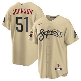 Men's Nike Randy Johnson Gold Arizona Diamondbacks City Connect Replica Player Jersey