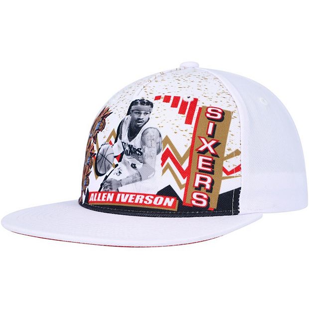 Philadelphia 76ers Mitchell & Ness Insider Hardwood Classics Snapback Hat