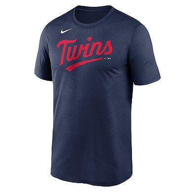 Men's Nike Navy Minnesota Twins New Legend Wordmark T-Shirt