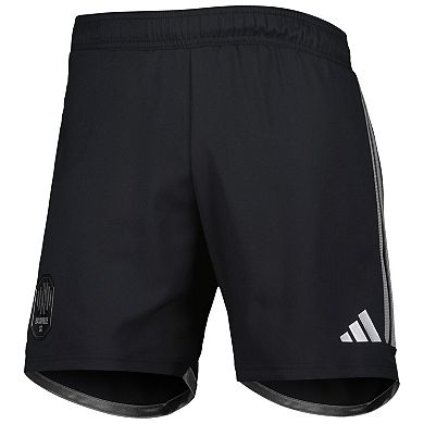 Men's adidas Black Nashville SC 2023 Away AEROREADY Authentic Shorts