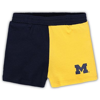 Toddler Heather Gray Michigan Wolverines Super Star T-Shirt & Shorts Set