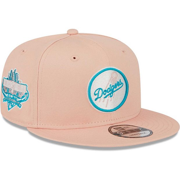 Los Angeles Dodgers New Era Sky Aqua Undervisor 9FIFTY Snapback Hat - Pink  in 2023