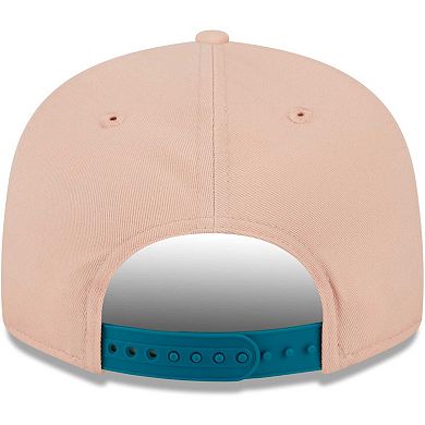 Men's New Era Pink Los Angeles Dodgers Sky Aqua Undervisor 9FIFTY ...