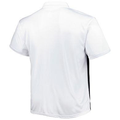 Men's White/Black San Francisco Giants Big & Tall Sublimated Polo