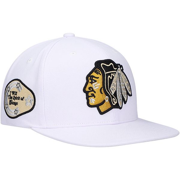 Men's Mitchell & Ness White Chicago Blackhawks SOUL Snapback Hat