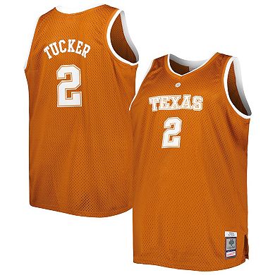Men's Mitchell & Ness PJ Tucker Texas Orange Texas Longhorns Big & Tall Swingman Jersey