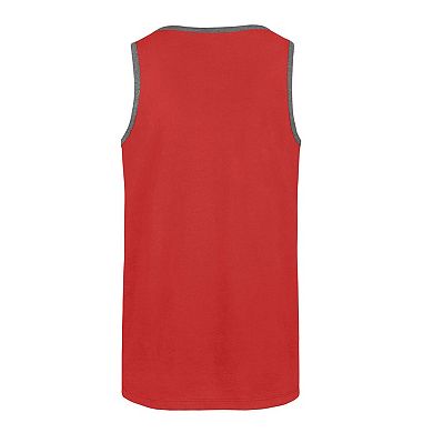 Men's '47 Red Los Angeles Angels Winger Franklin Tank Top