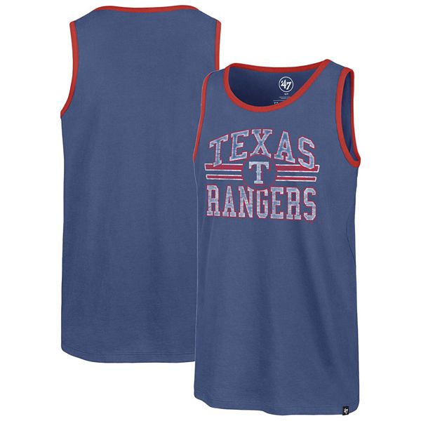 Men's '47 Royal Texas Rangers Turn Back Franklin T-Shirt