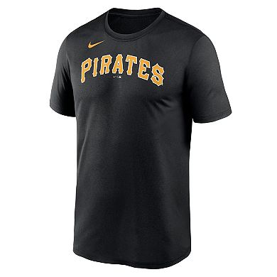 Men's Nike Black Pittsburgh Pirates New Legend Wordmark T-Shirt