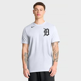 Men's Nike White Detroit Tigers New Legend Wordmark Dri-FIT T-Shirt