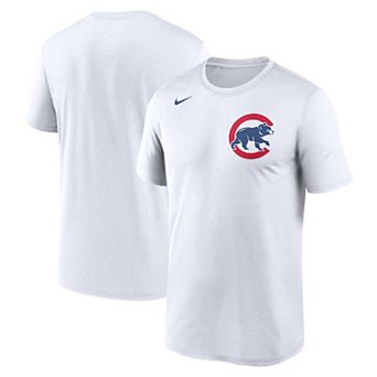 Men's Nike White Chicago Cubs New Legend Wordmark T-Shirt