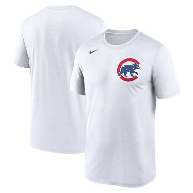Men's Nike White Chicago Cubs New Legend Wordmark T-Shirt