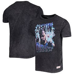 Men's Brooklyn Nets Majestic Threads Heathered Black Ball Hog Tri-Blend  T-Shirt