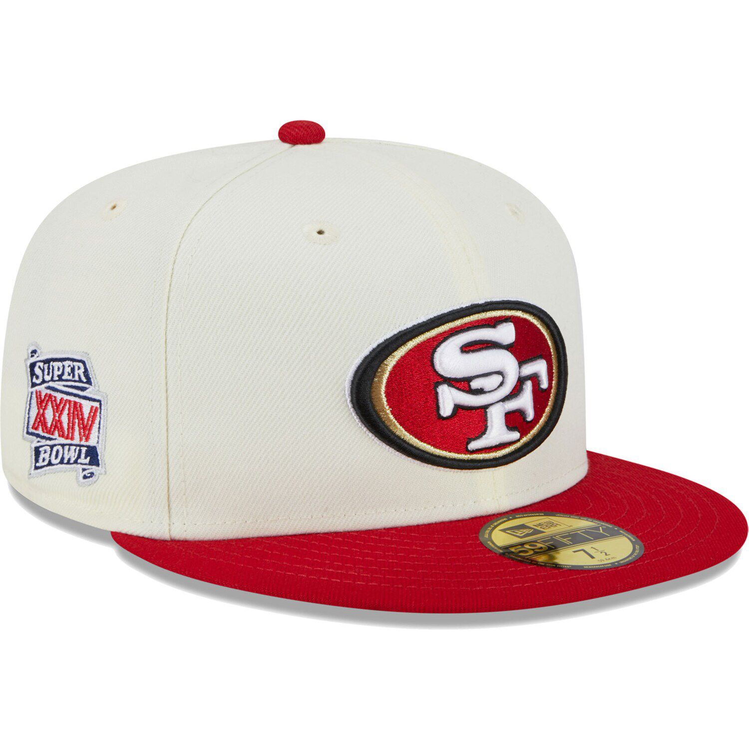 New Era Men's New Era Pink San Francisco 49ers 60 Seasons The Pastels  59FIFTY Fitted Hat