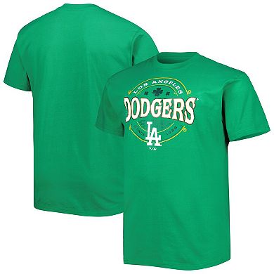 Men's Kelly Green Los Angeles Dodgers Big & Tall Celtic T-Shirt