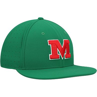 Men's Nike Green Ole Miss Rebels Aero True Baseball Performance Fitted Hat