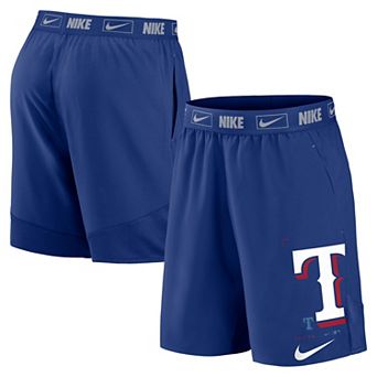 Men's Nike Royal Texas Rangers Bold Express Performance Shorts