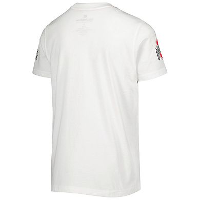 Youth Colosseum White Ohio State Buckeyes Buddy Baseball T-Shirt