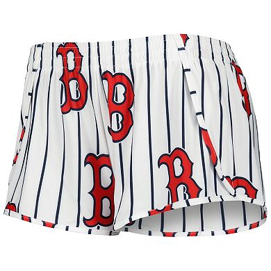 Women's Concepts Sport White Boston Red Sox Reel Allover Print Tank Top & Shorts Sleep Set