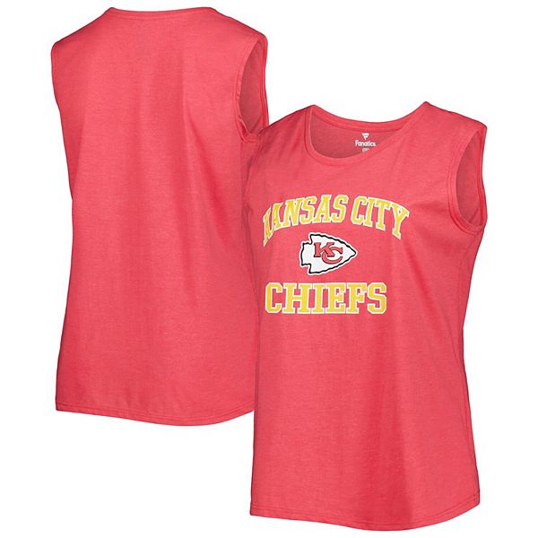 NFL Womens Kansas City Chiefs Tank Top, Red, X-Large