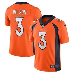 Men's Mitchell & Ness Orange/Royal Denver Broncos Split Body