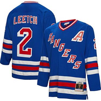 Men's Mitchell & Ness Brian Leetch Blue New York Rangers 1993 Blue Line Player Jersey