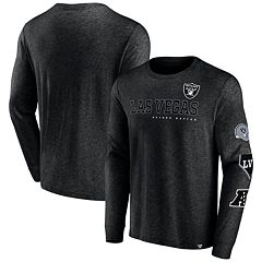 Men's Refried Apparel Black/Heathered Gray Las Vegas Raiders Sustainable  Split T-Shirt 