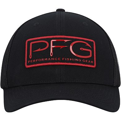 Men's Columbia Black South Carolina Gamecocks PFG Hooks Flex Hat