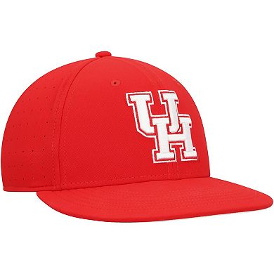 Men's Nike Red Houston Cougars True AeroBill Performance Fitted Hat