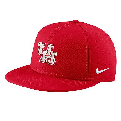 Men's Nike Red Houston Cougars True AeroBill Performance Fitted Hat