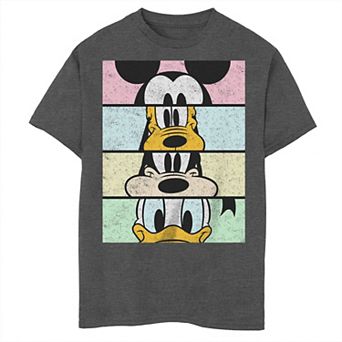 Disney's Mickey Mouse & Friends Boys 8-20 & Husky Group Comic Panels Graphic Tee