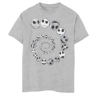 Disney's The Nightmare Before Christmas Boys 8-20 & Husky Jack Emotional Spiral Graphic Tee
