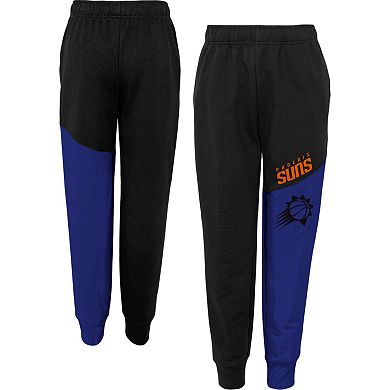 Youth Black/Purple Phoenix Suns Superior Split Pants