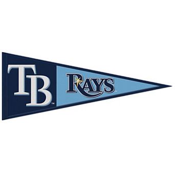 "WinCraft Tampa Bay Rays 13"" x 32"" Wool Primary Logo Pennant"