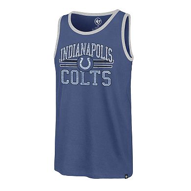 Men's '47 Blue Indianapolis Colts Winger Franklin Tank Top
