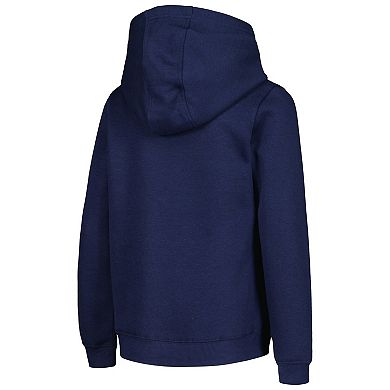 Youth Navy Houston Astros Team Primary Logo Pullover Hoodie